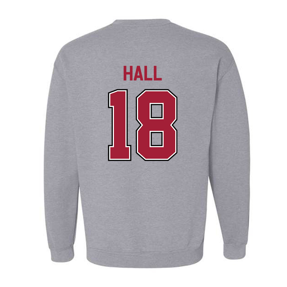 Arkansas - NCAA Football : Jude Hall - Classic Fashion Shersey Crewneck Sweatshirt-1