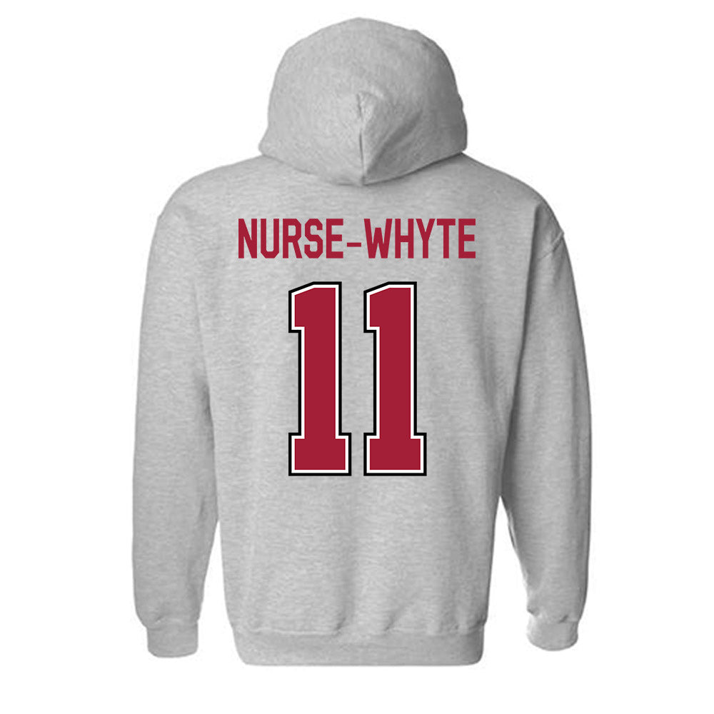 Arkansas - NCAA Women's Soccer : Aniyah Nurse-Whyte - Classic Fashion Shersey Hooded Sweatshirt-1