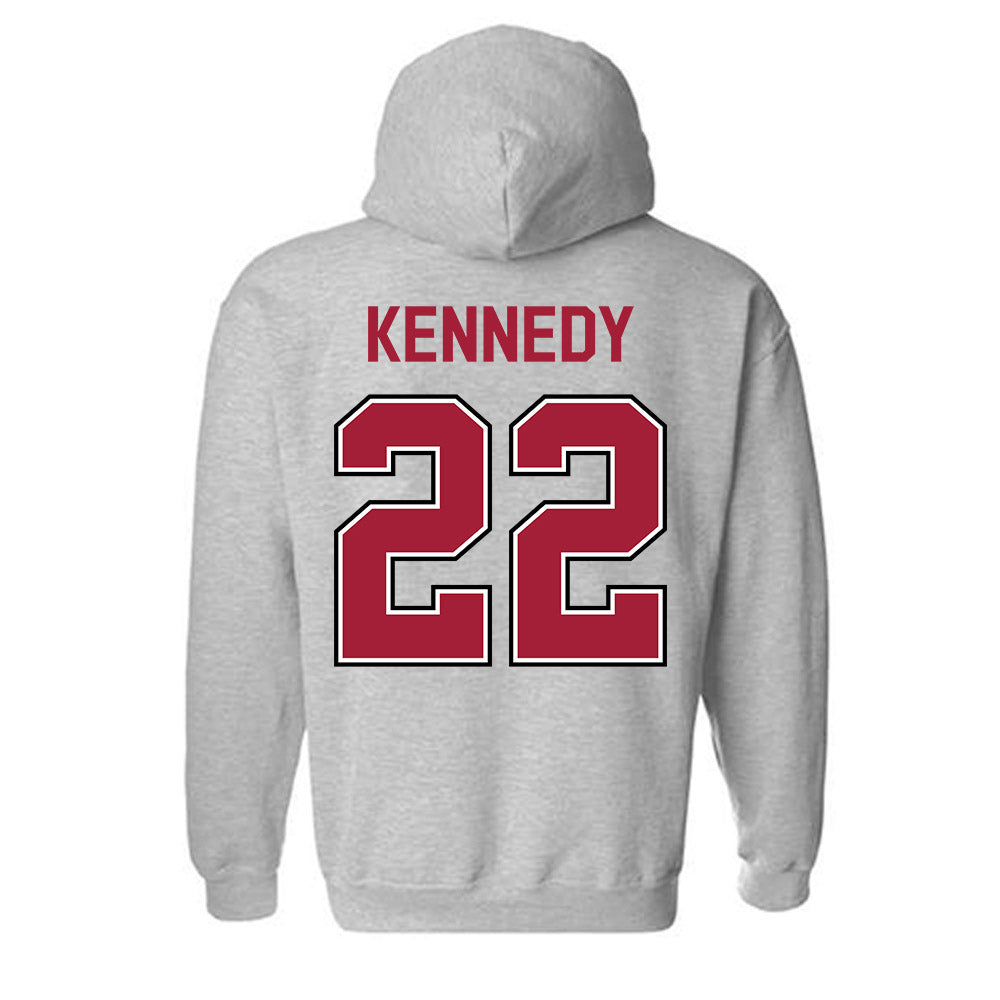 Arkansas - NCAA Softball : Dakota Kennedy - Classic Fashion Shersey Hooded Sweatshirt-1