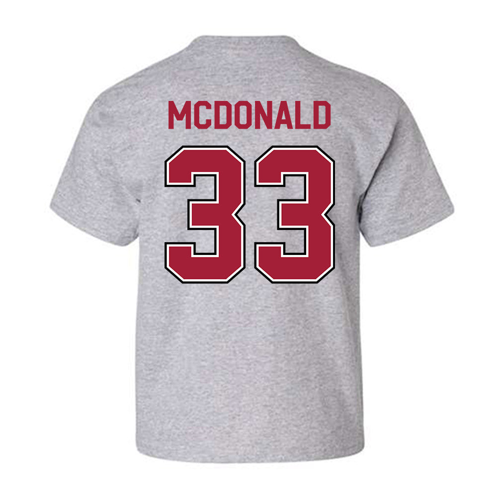 Arkansas - NCAA Women's Soccer : Madden McDonald - Classic Fashion Shersey Youth T-Shirt-1