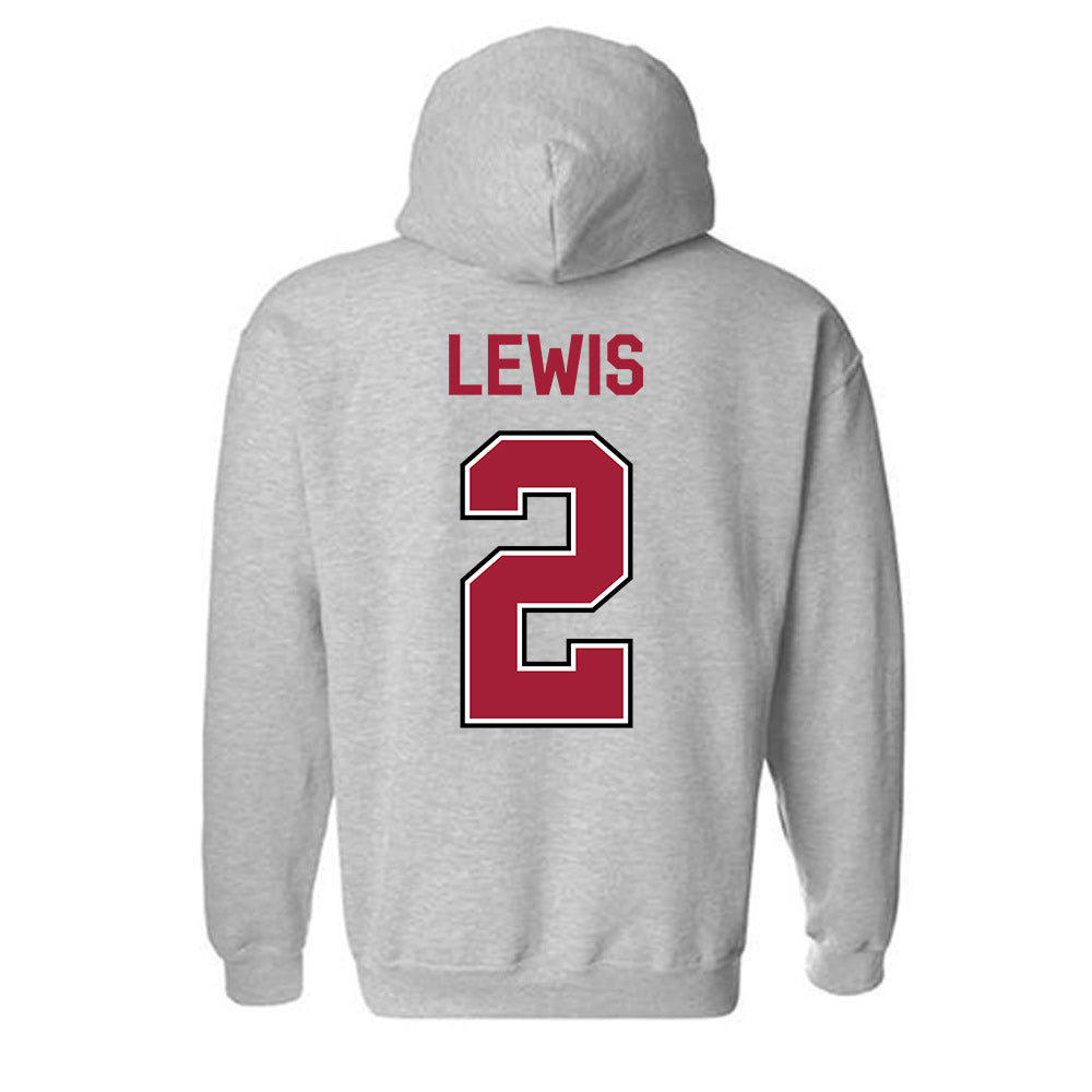 Arkansas - NCAA Football : Shelton Lewis - Classic Fashion Shersey Hooded Sweatshirt-1