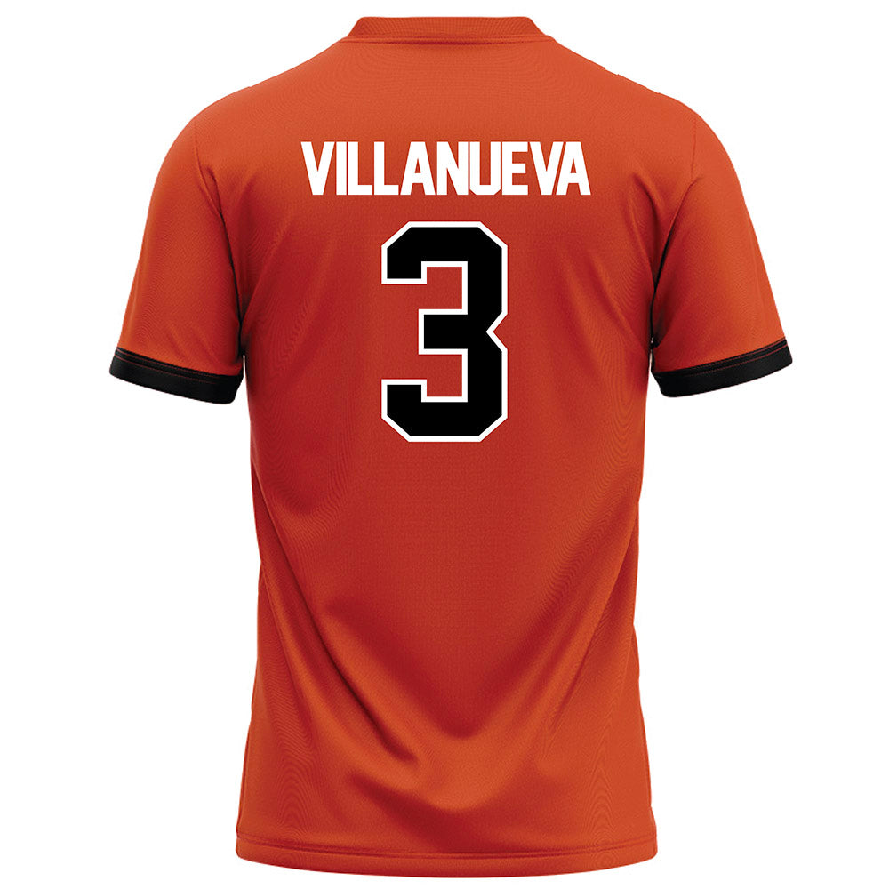 Campbell - NCAA Football : Kalen Villanueva - Orange Football Jersey-1