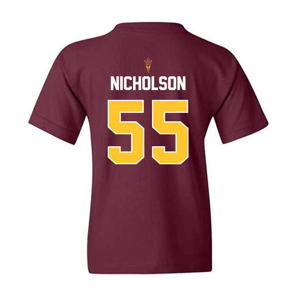 Arizona State - NCAA Football : Niniva Nicholson - Replica Shersey Youth T-Shirt-1