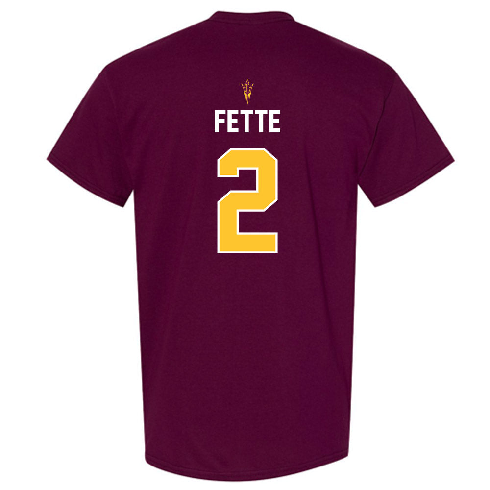 Arizona State - NCAA Football : Jake Fette - Replica Shersey T-Shirt-1