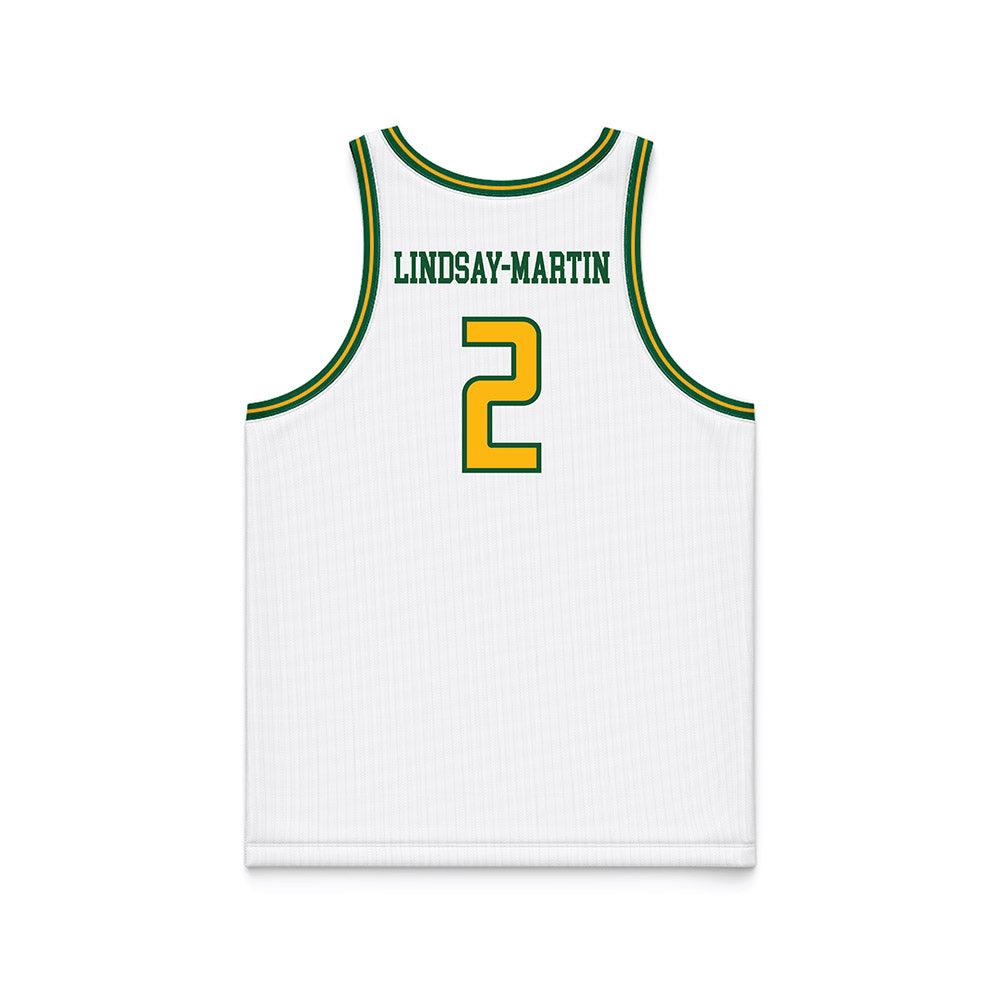 UAB - NCAA Men's Basketball : Kyeron Lindsay-Martin - White Basketball Jersey-1