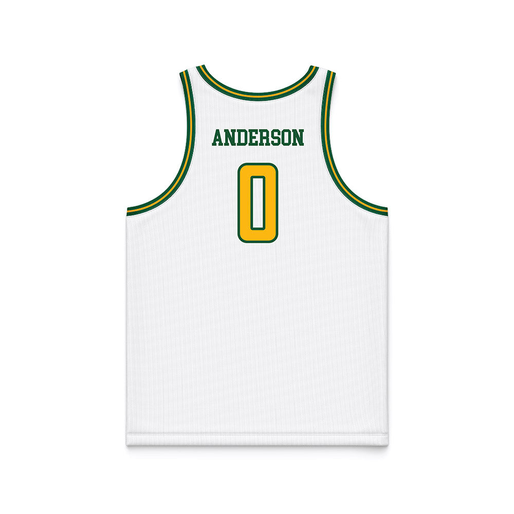 UAB - NCAA Men's Basketball : Dayjaun Anderson - White Basketball Jersey-1
