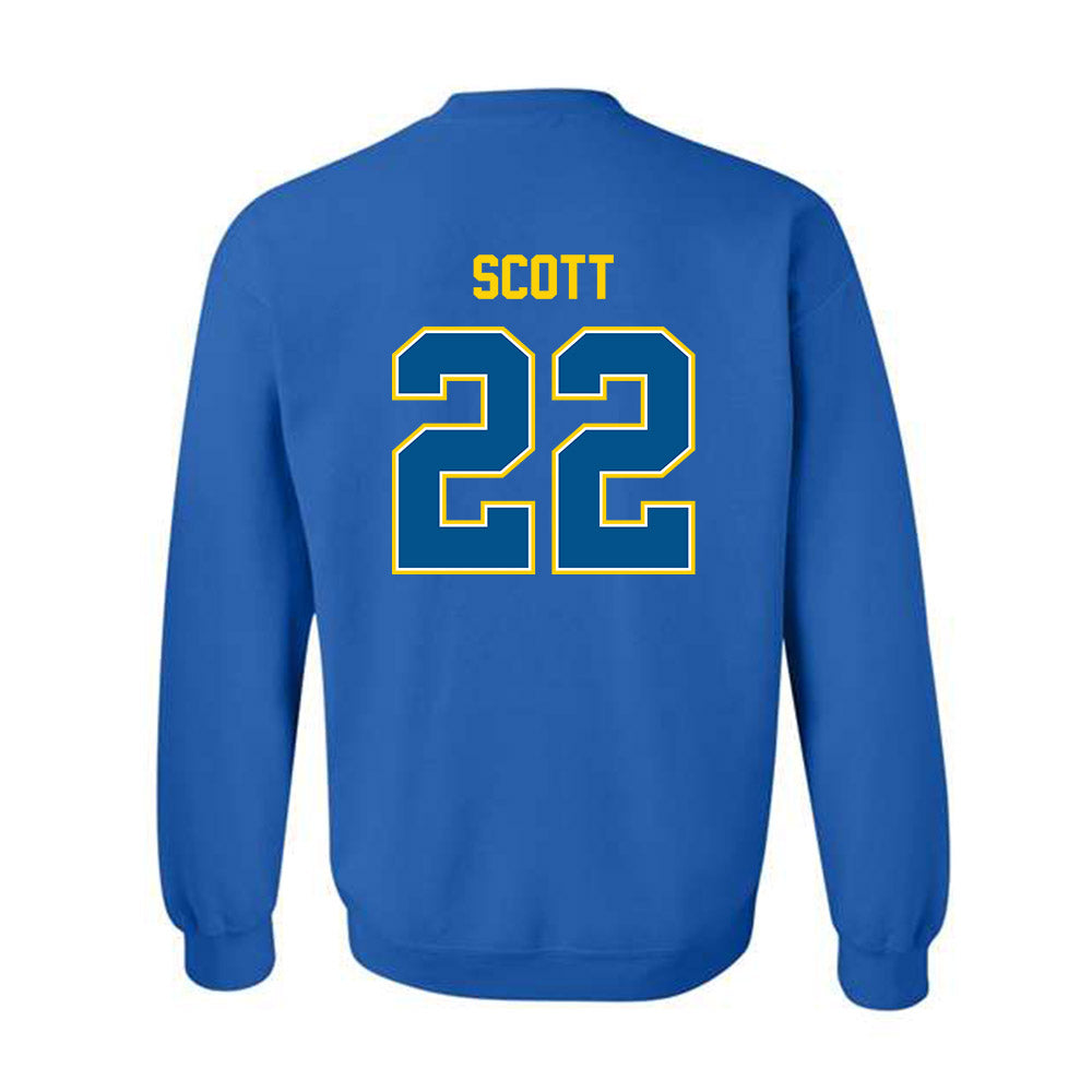Delaware - NCAA Women's Basketball : Kendall Scott - Classic Fashion Shersey Crewneck Sweatshirt-1