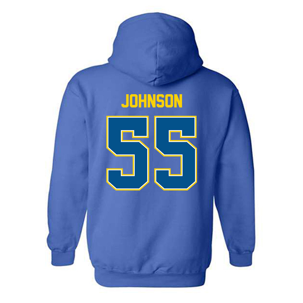 Delaware - NCAA Women's Basketball : Gianna Johnson - Classic Fashion Shersey Hooded Sweatshirt
