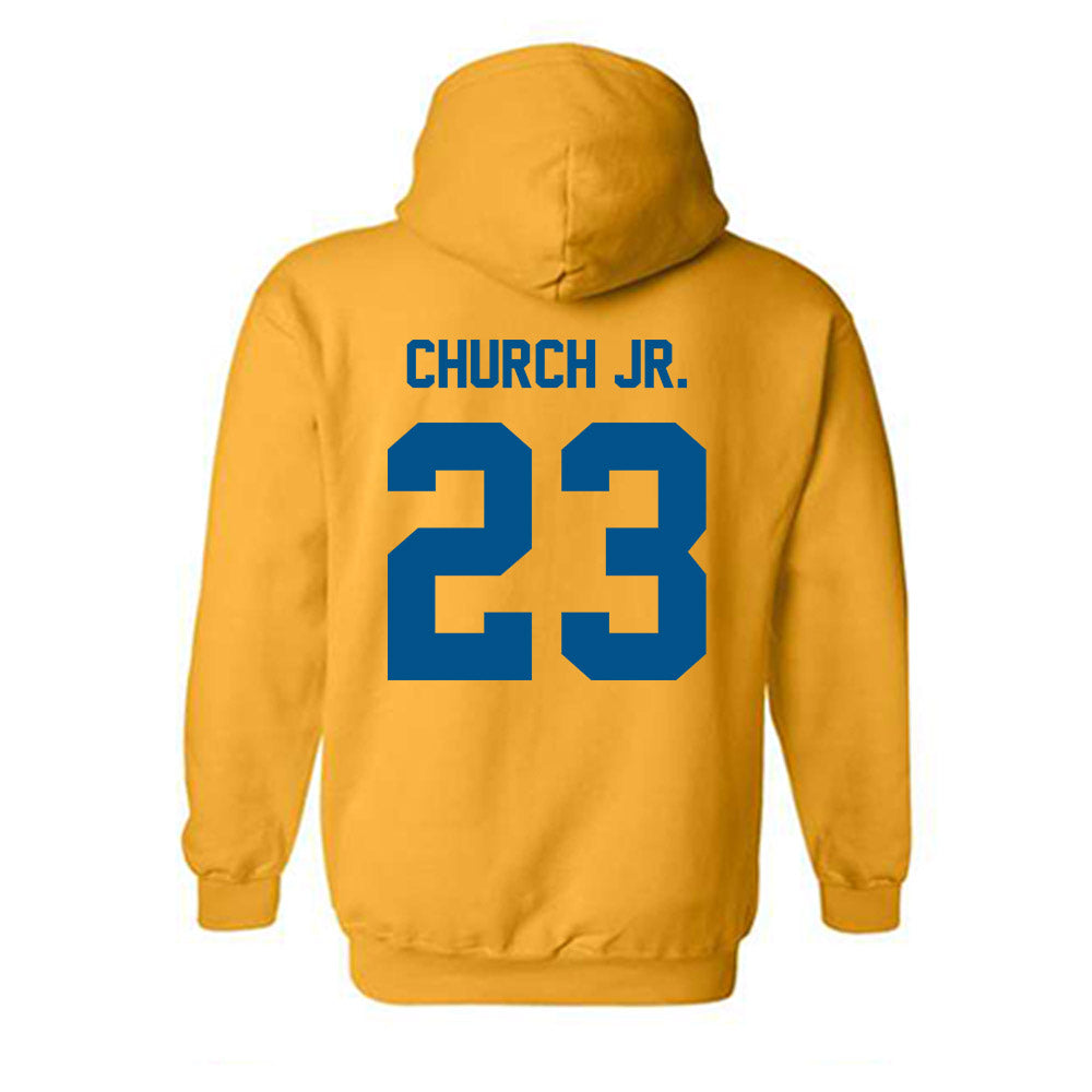 Delaware - NCAA Football : Shawn Church Jr. - Classic Fashion Shersey Hooded Sweatshirt-1