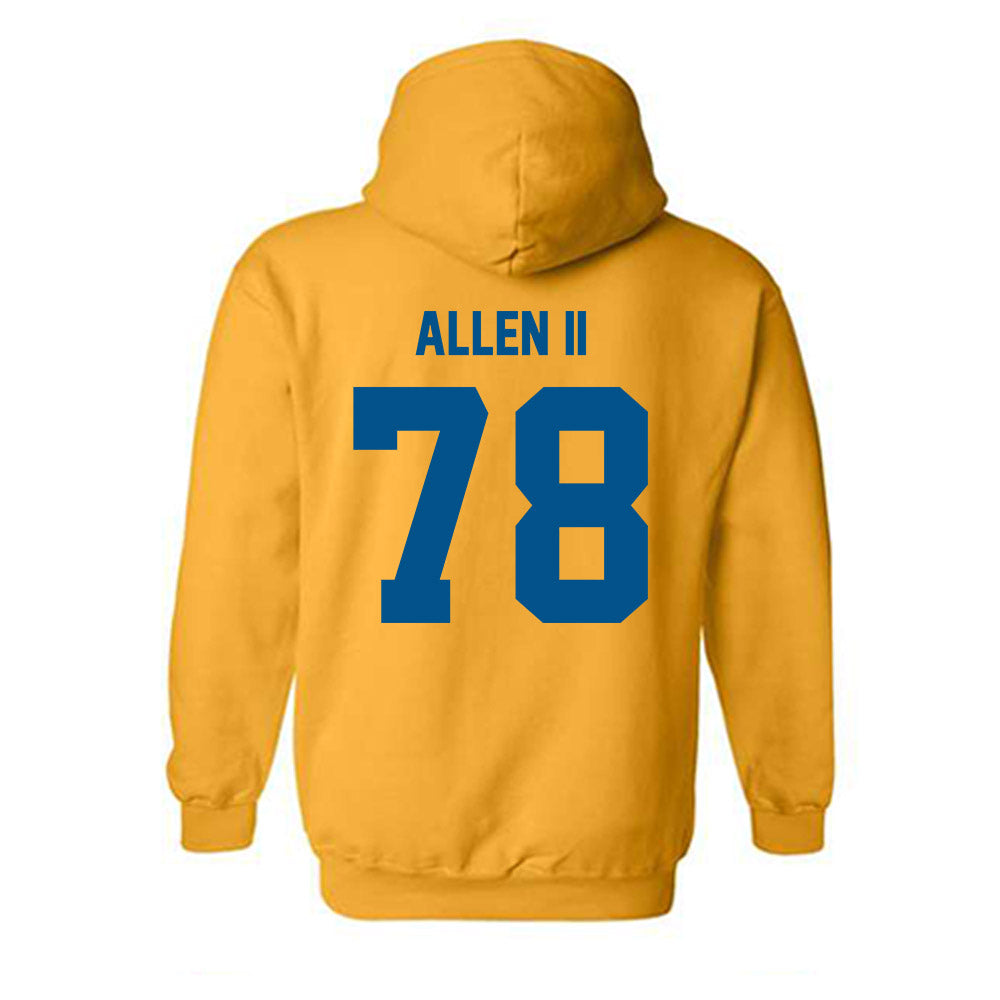 Delaware - NCAA Football : Bentley Allen II - Classic Fashion Shersey Hooded Sweatshirt-1