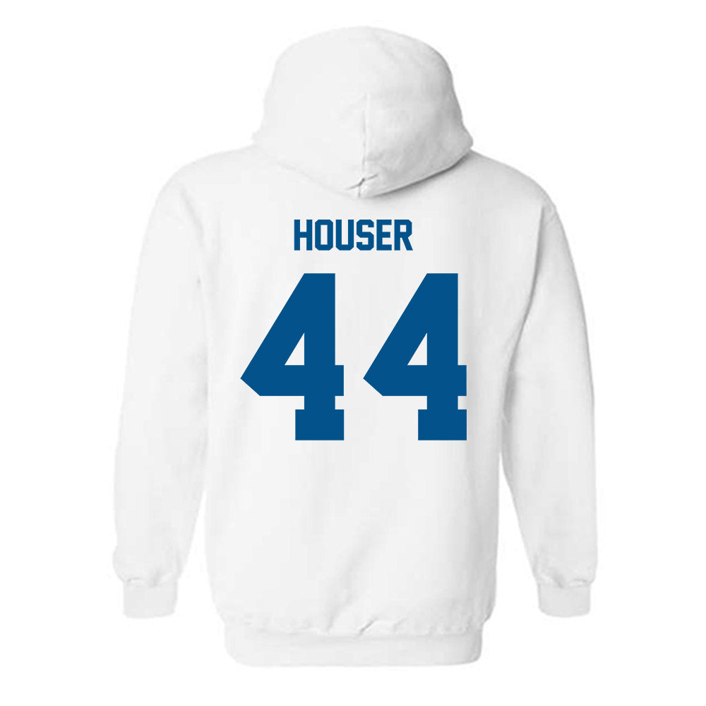Delaware - NCAA Men's Basketball : Tyler Houser - Classic Fashion Shersey Hooded Sweatshirt