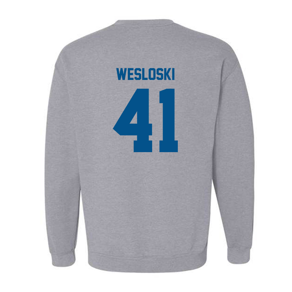 Delaware - NCAA Men's Lacrosse : Brady Wesloski - Classic Fashion Shersey Crewneck Sweatshirt-1