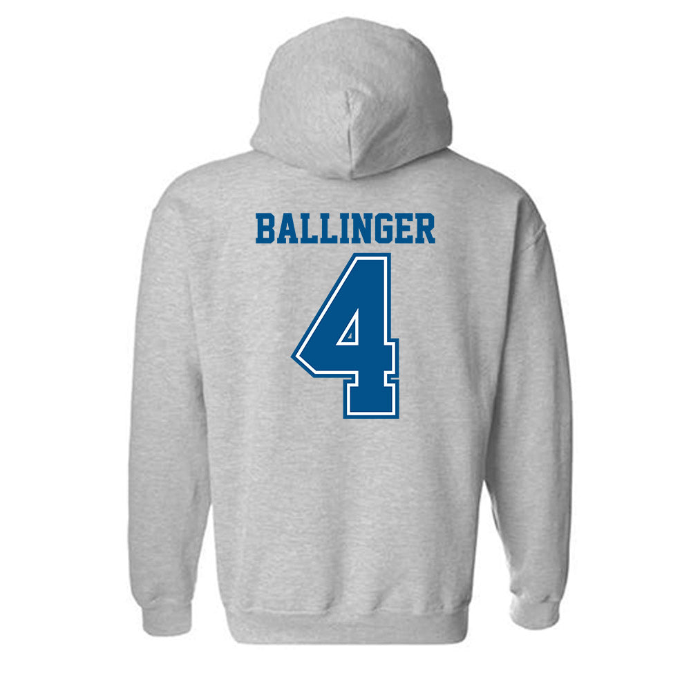 Delaware - NCAA Women's Soccer : Claire Ballinger - Classic Shersey Hooded Sweatshirt-5