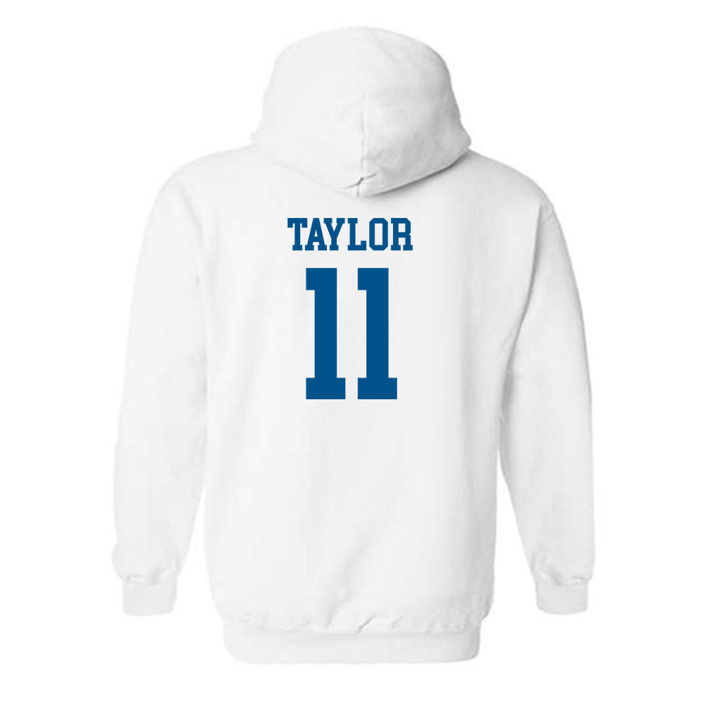Delaware - NCAA Men's Basketball : Jayden Taylor - Classic Shersey Hooded Sweatshirt-1