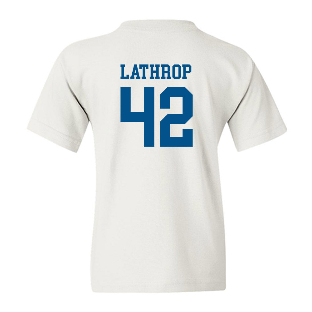 Delaware - NCAA Men's Lacrosse : Keegan Lathrop - Classic Shersey Youth T-Shirt-1
