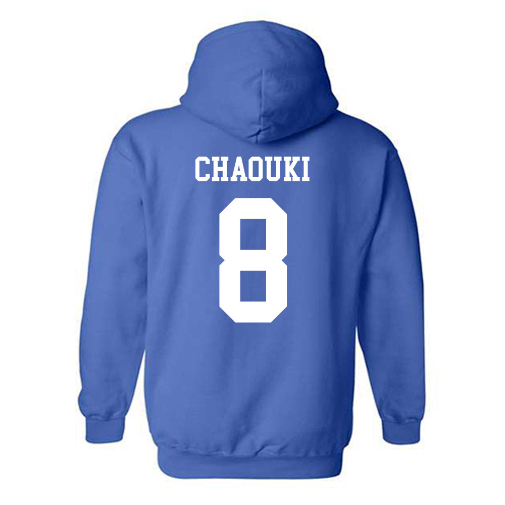 Memphis - NCAA Men's Soccer : Saad Chaouki - Classic Fashion Shersey Hooded Sweatshirt-1