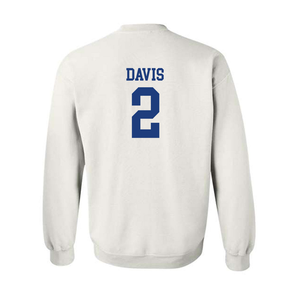 Memphis - NCAA Men's Basketball : Zach Davis - Classic Shersey Crewneck Sweatshirt-1