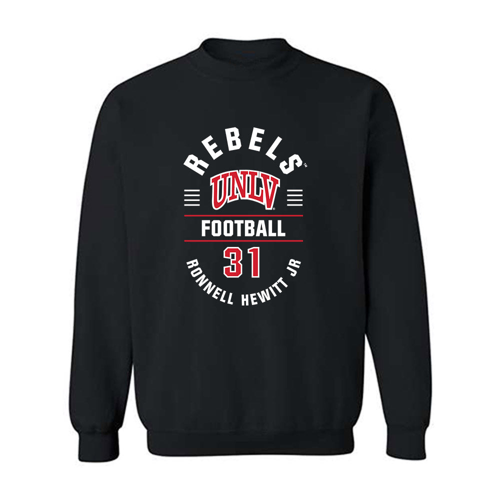 UNLV - NCAA Football : Ronnell Hewitt Jr - Classic Fashion Shersey Crewneck Sweatshirt-0