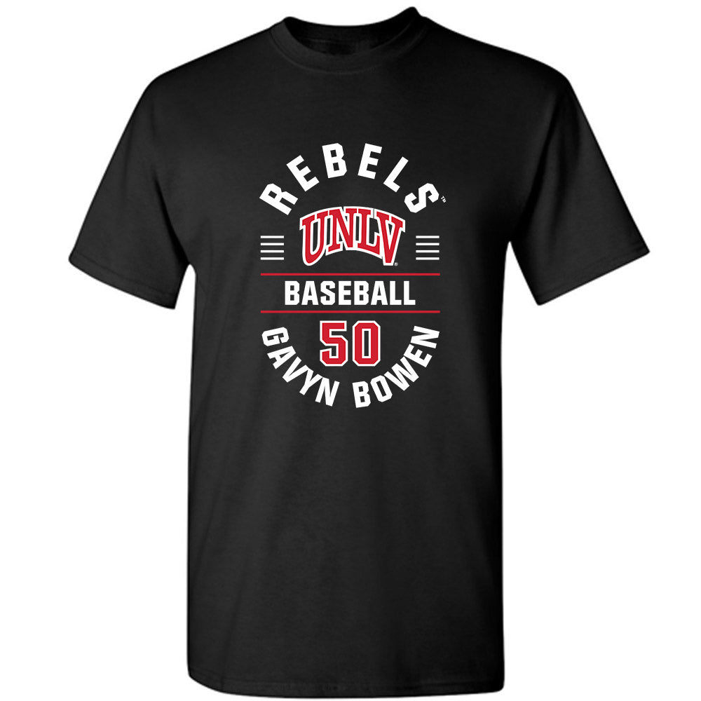 UNLV - NCAA Baseball : Gavyn Bowen - Classic Fashion Shersey T-Shirt-0