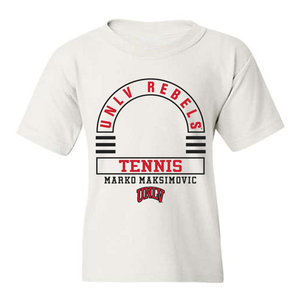 UNLV - NCAA Men's Tennis : Marko Maksimovic - Classic Fashion Shersey Youth T-Shirt-0