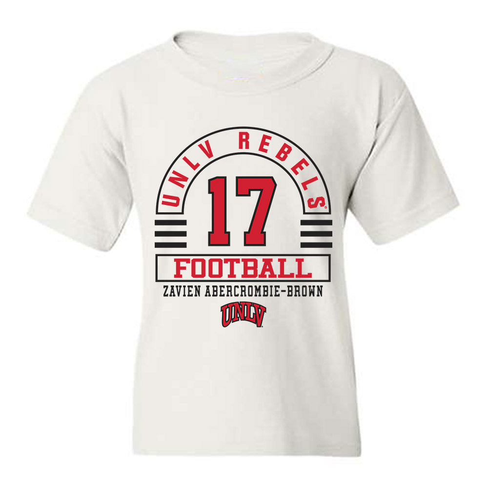 UNLV - NCAA Football : Zavien Abercrombie-Brown - Classic Fashion Shersey Youth T-Shirt-0