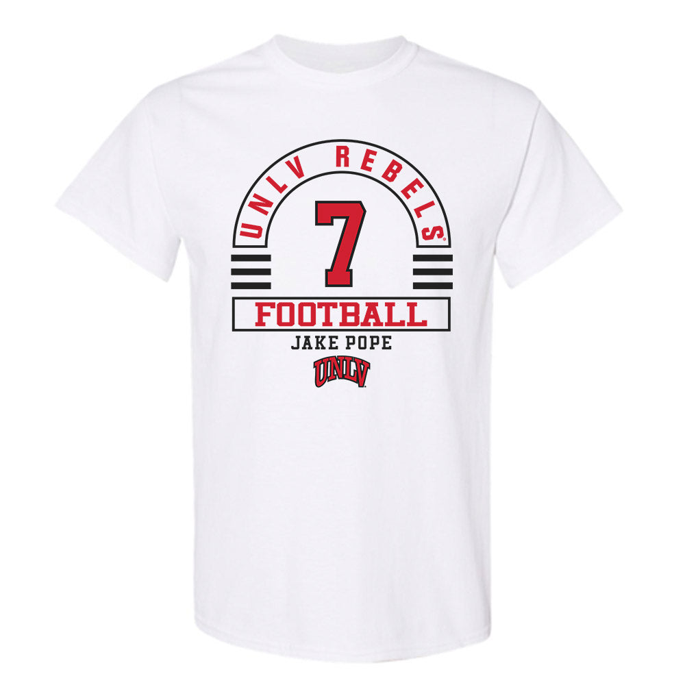UNLV - NCAA Football : Jake Pope - Classic Fashion Shersey T-Shirt-0