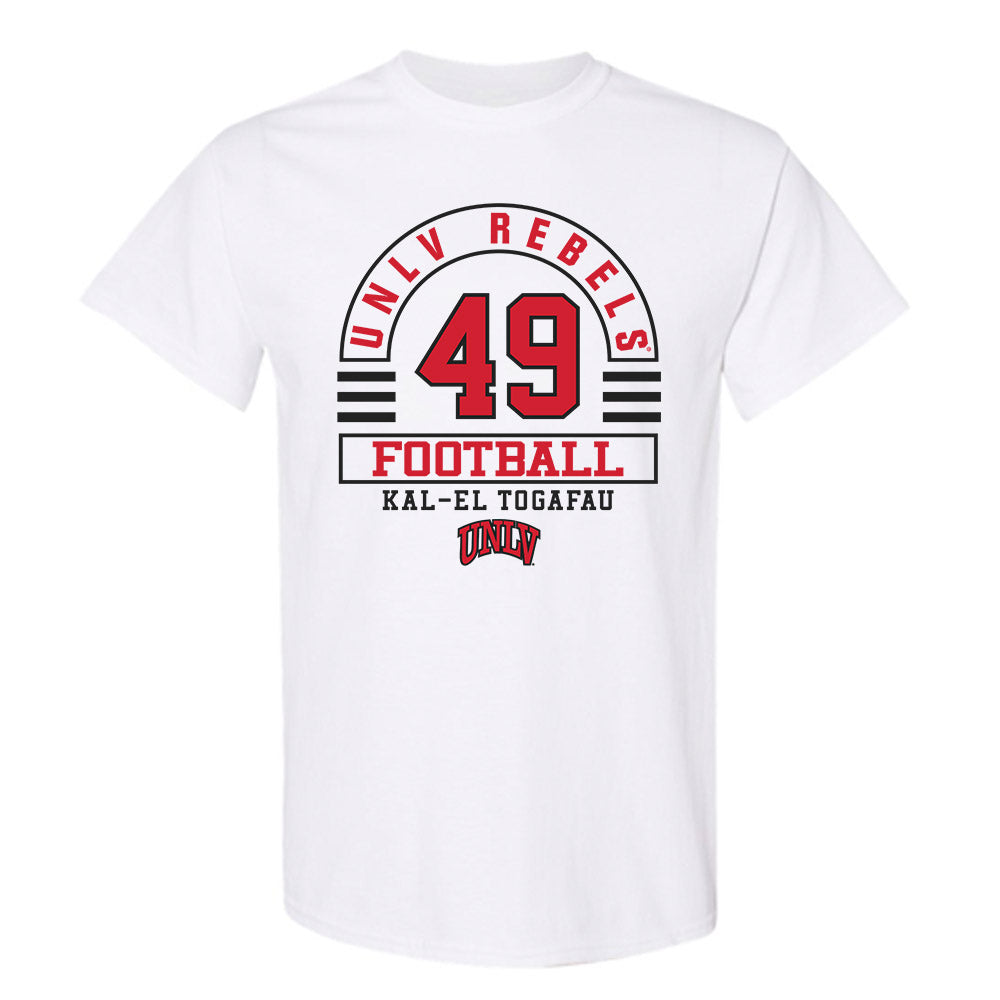 UNLV - NCAA Football : Kal-El Togafau - Classic Fashion Shersey T-Shirt-0