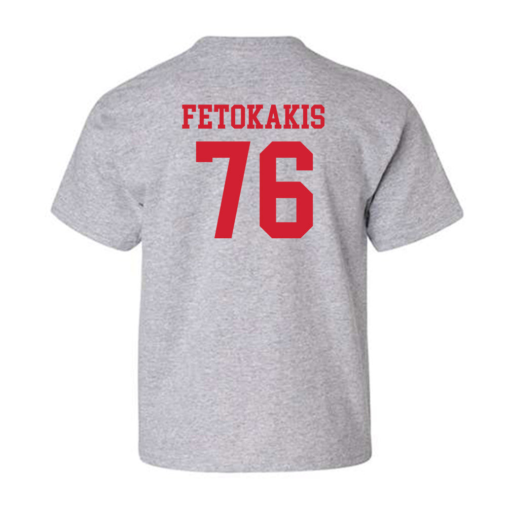 UNLV - NCAA Football : Chrysanthos Fetokakis - Classic Shersey Youth T-Shirt-1