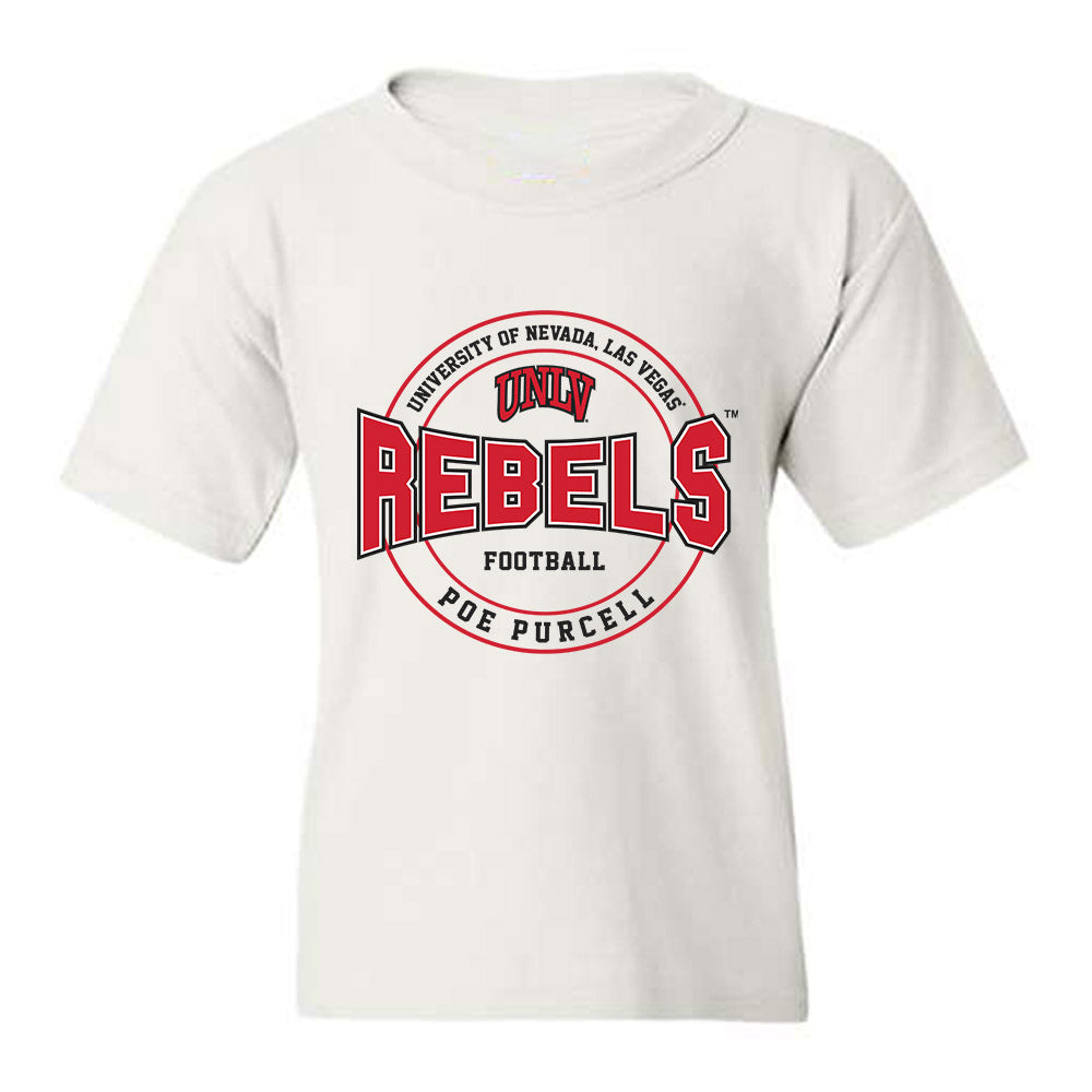 UNLV - NCAA Football : Poe Purcell - Classic Shersey Youth T-Shirt-0