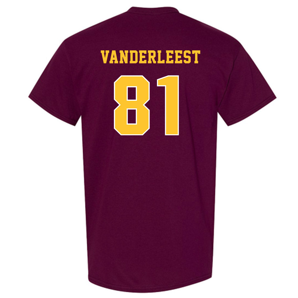 Central Michigan - NCAA Football : Tayte Vanderleest - Classic Fashion Shersey T-Shirt-1