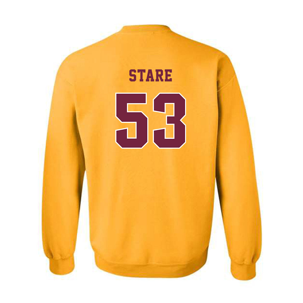 Central Michigan - NCAA Football : Collin Stare - Classic Fashion Shersey Crewneck Sweatshirt-1