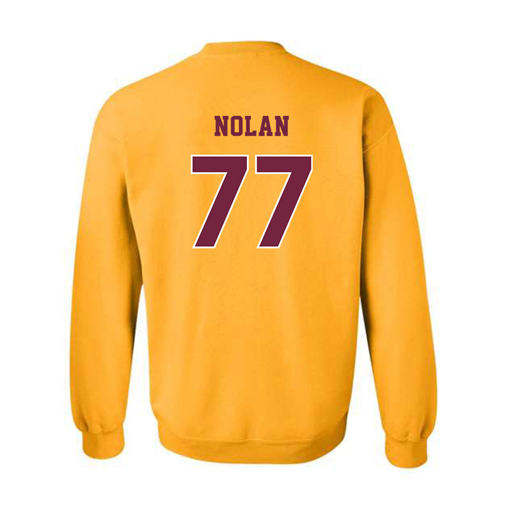 Central Michigan - NCAA Football : Jack Nolan - Classic Fashion Shersey Crewneck Sweatshirt-1