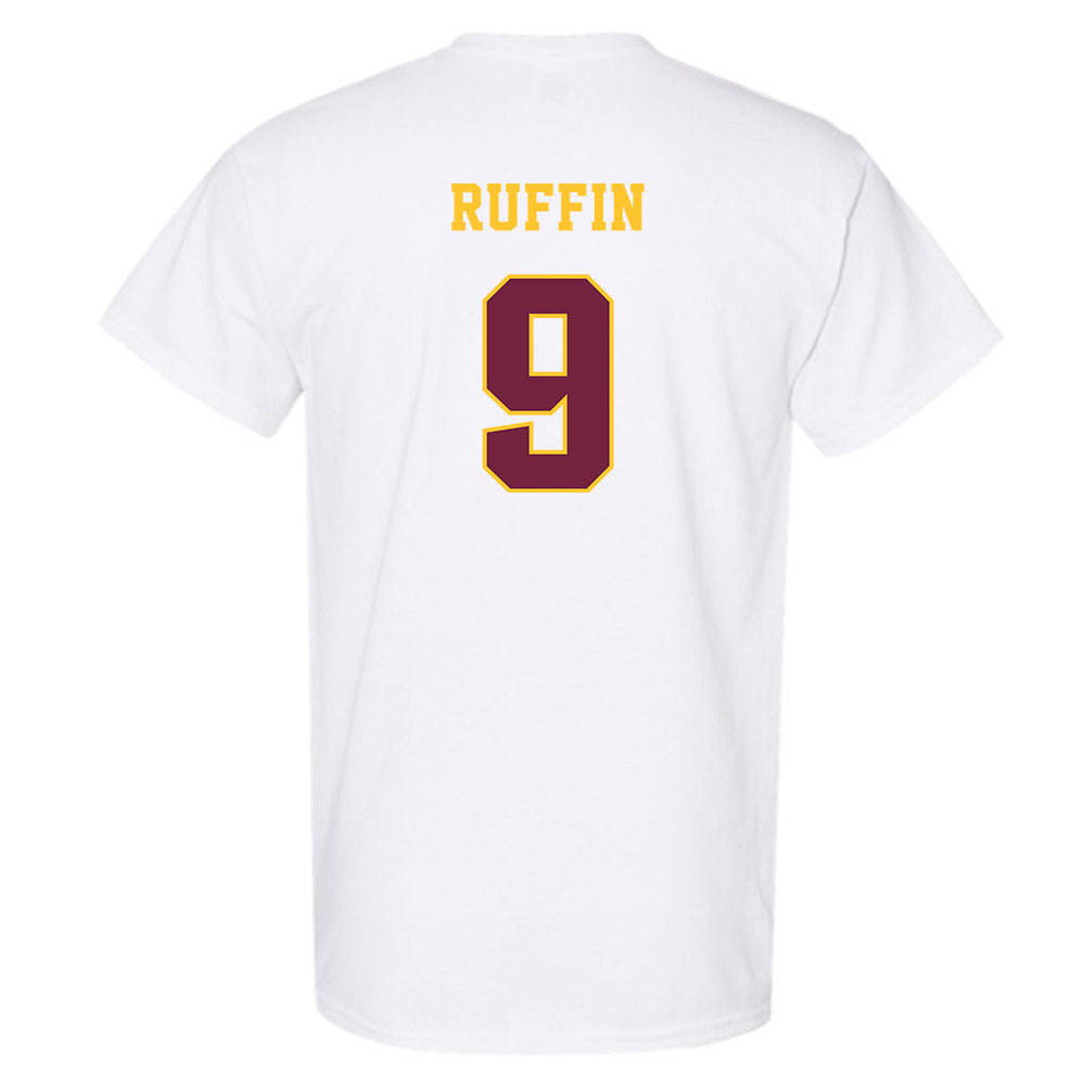 Central Michigan - NCAA Football : Justin Ruffin - Classic Fashion Shersey T-Shirt-1