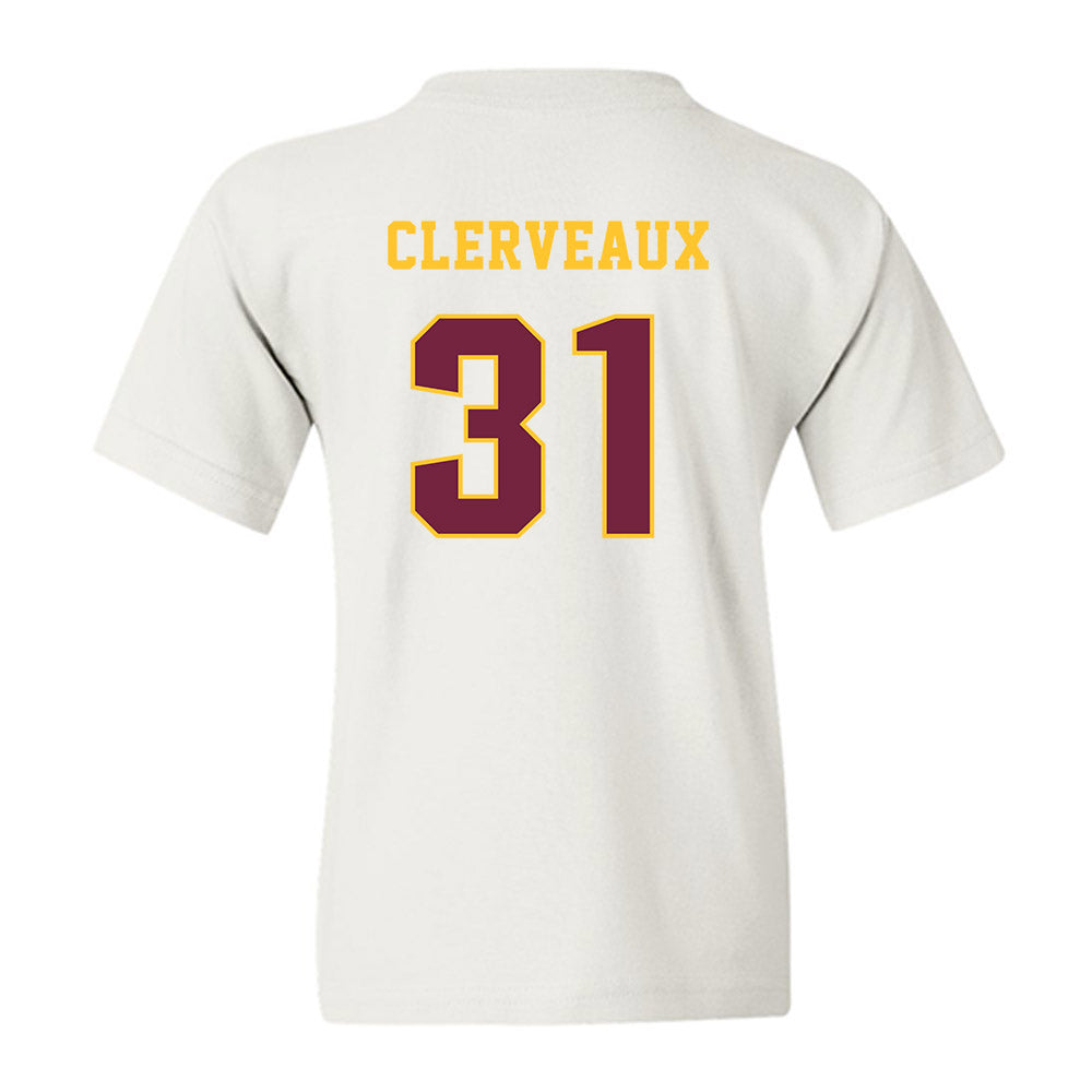 Central Michigan - NCAA Football : Jayddn Clerveaux - Classic Fashion Shersey Youth T-Shirt-1