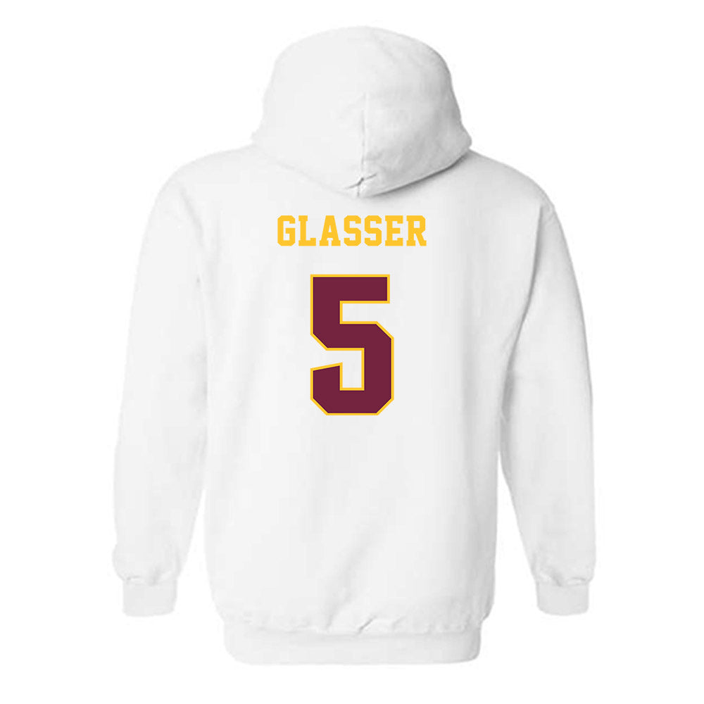 Central Michigan - NCAA Football : Jadyn Glasser - Classic Fashion Shersey Hooded Sweatshirt-1