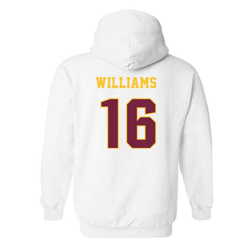 Central Michigan - NCAA Football : Nasir Williams - Classic Fashion Shersey Hooded Sweatshirt-1