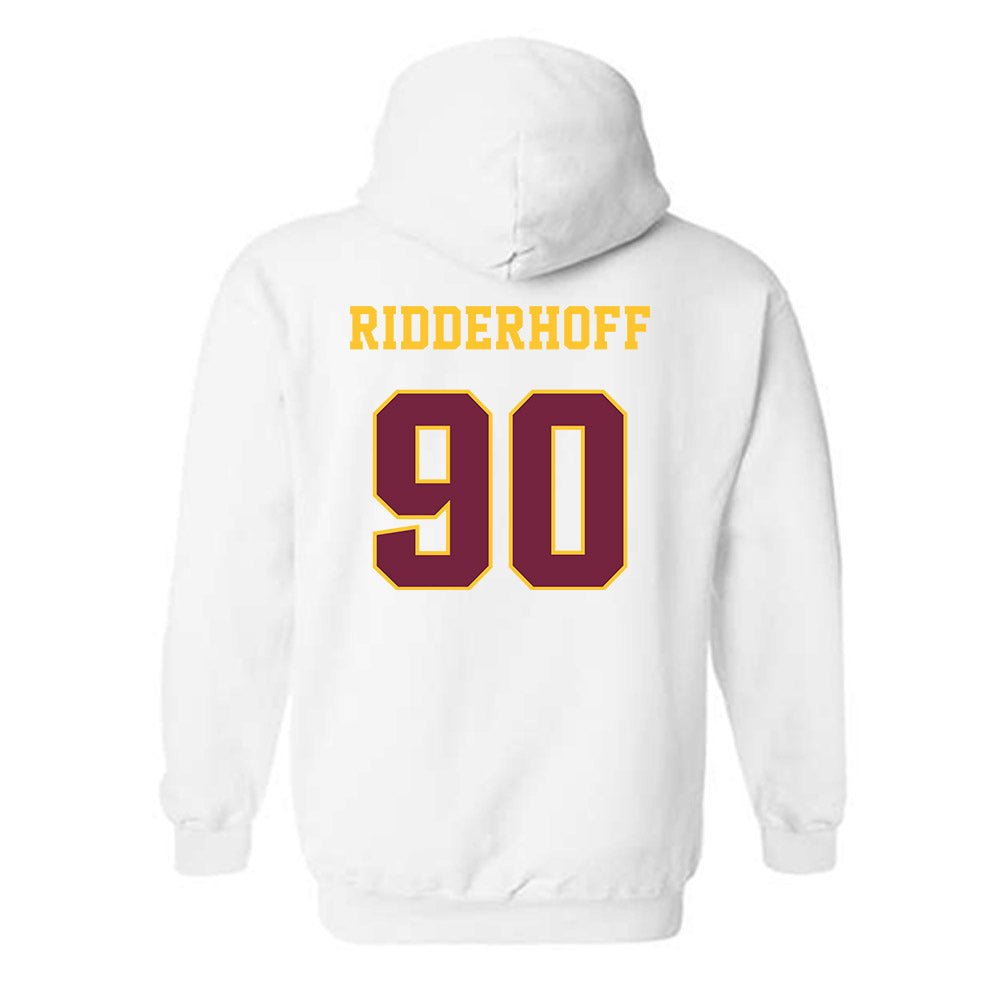 Central Michigan - NCAA Football : Connor Ridderhoff - Classic Fashion Shersey Hooded Sweatshirt-1