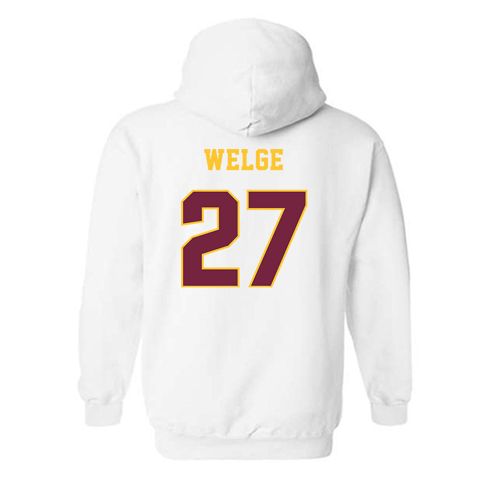 Central Michigan - NCAA Women's Soccer : Paislee Welge - Classic Fashion Shersey Hooded Sweatshirt-1