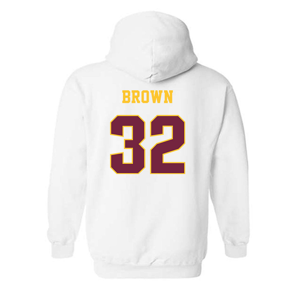 Central Michigan - NCAA Football : Donovan Brown - Classic Fashion Shersey Hooded Sweatshirt-1