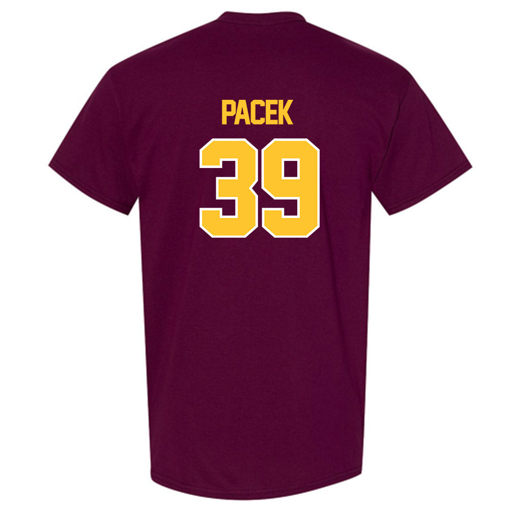 Central Michigan - NCAA Baseball : Zane Pacek - Classic Shersey T-Shirt-1
