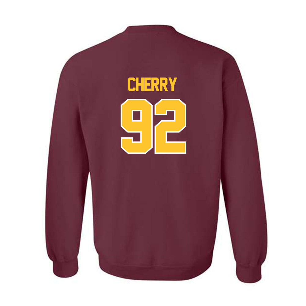 Central Michigan - NCAA Football : Jaxon Cherry - Classic Shersey Crewneck Sweatshirt-1