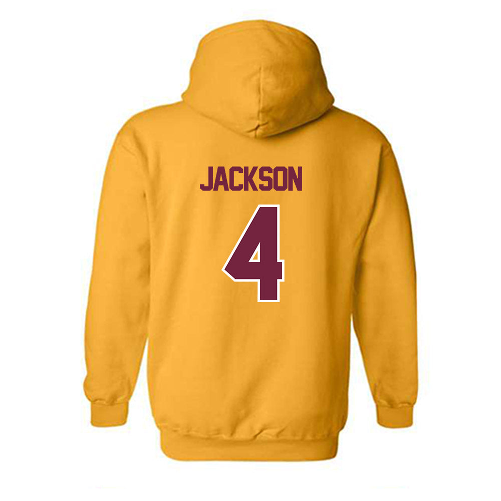 Central Michigan - NCAA Football : Jaion Jackson - Classic Shersey Hooded Sweatshirt-1