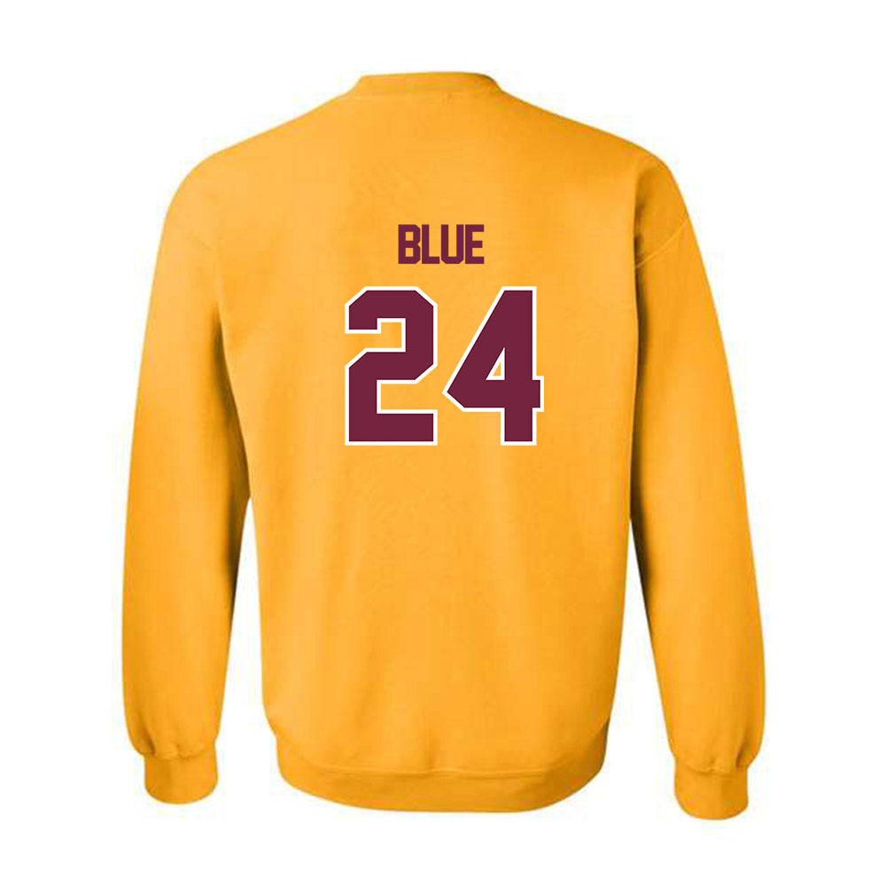 Central Michigan - NCAA Football : Vaughn Blue - Classic Shersey Crewneck Sweatshirt-1