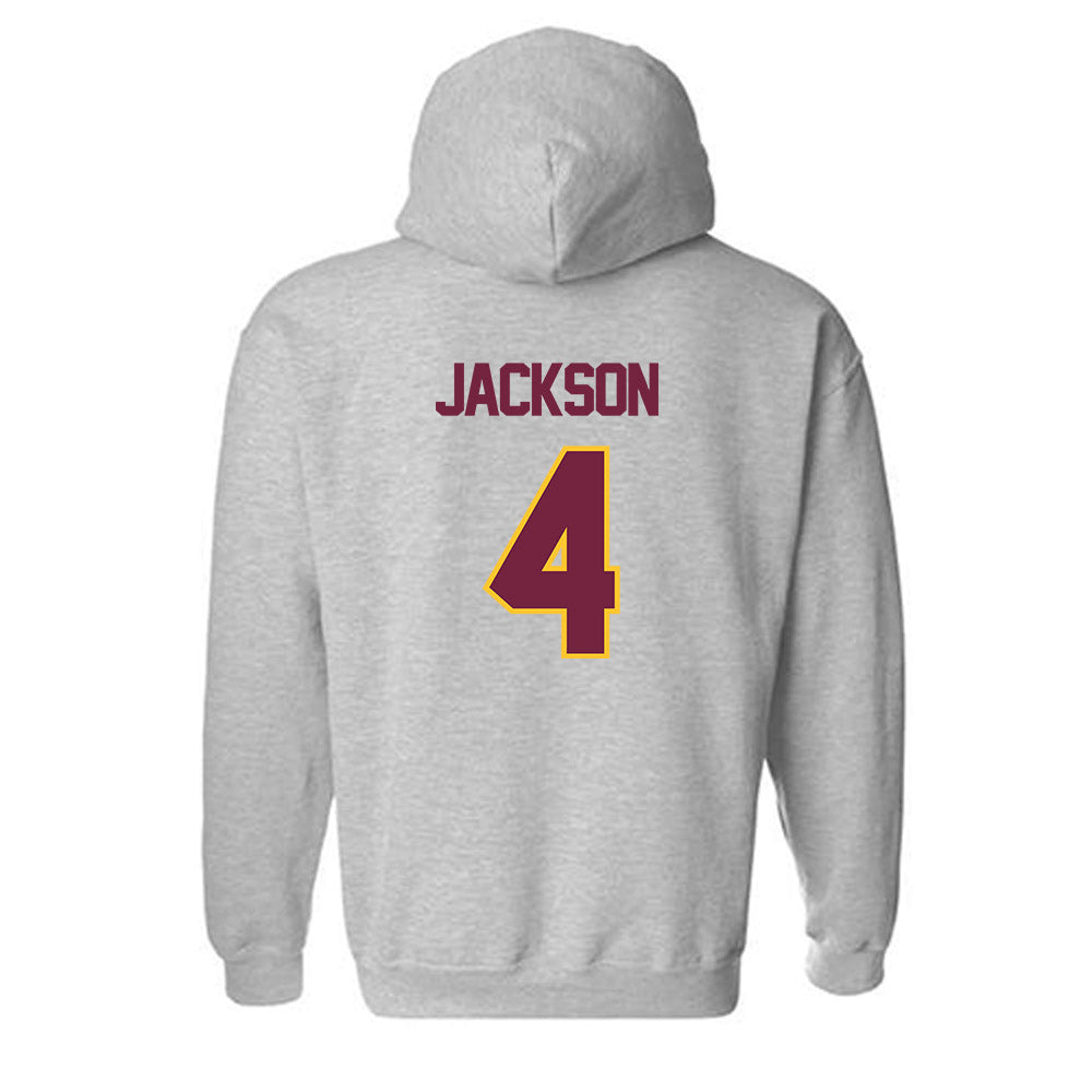 Central Michigan - NCAA Football : Jaion Jackson - Classic Shersey Hooded Sweatshirt-1