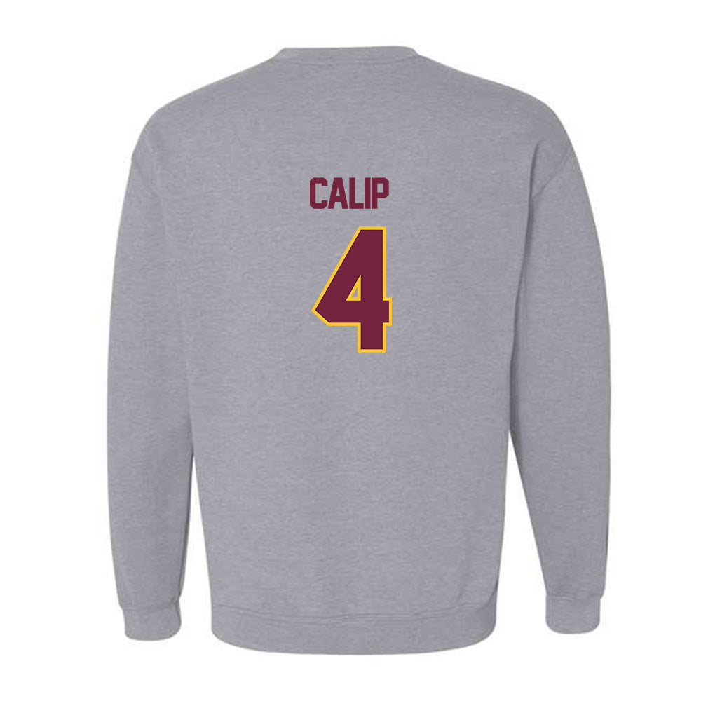 Central Michigan - NCAA Football : Jakivion Calip - Classic Shersey Crewneck Sweatshirt-1