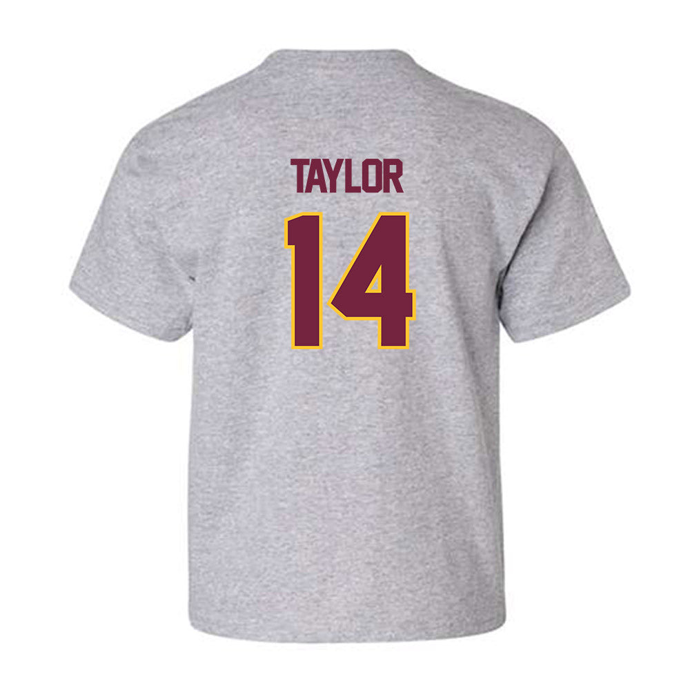 Central Michigan - NCAA Football : Justin Taylor - Classic Shersey Youth T-Shirt-1