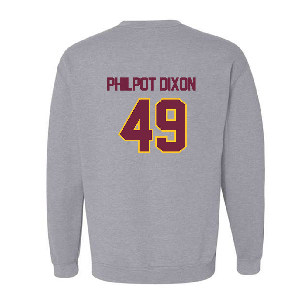 Central Michigan - NCAA Football : Jason Philpot Dixon - Classic Shersey Crewneck Sweatshirt-1