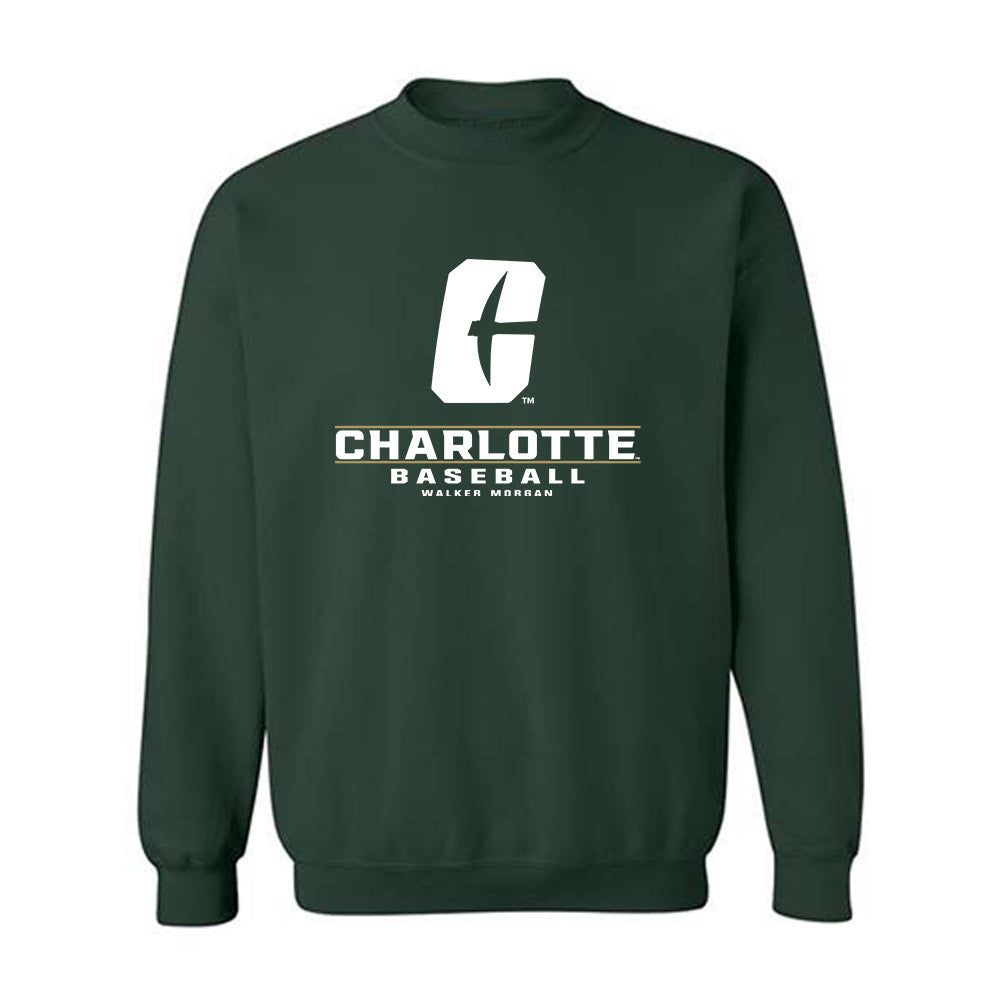 UNC Charlotte - NCAA Baseball : Walker Morgan - Classic Fashion Shersey Crewneck Sweatshirt-0