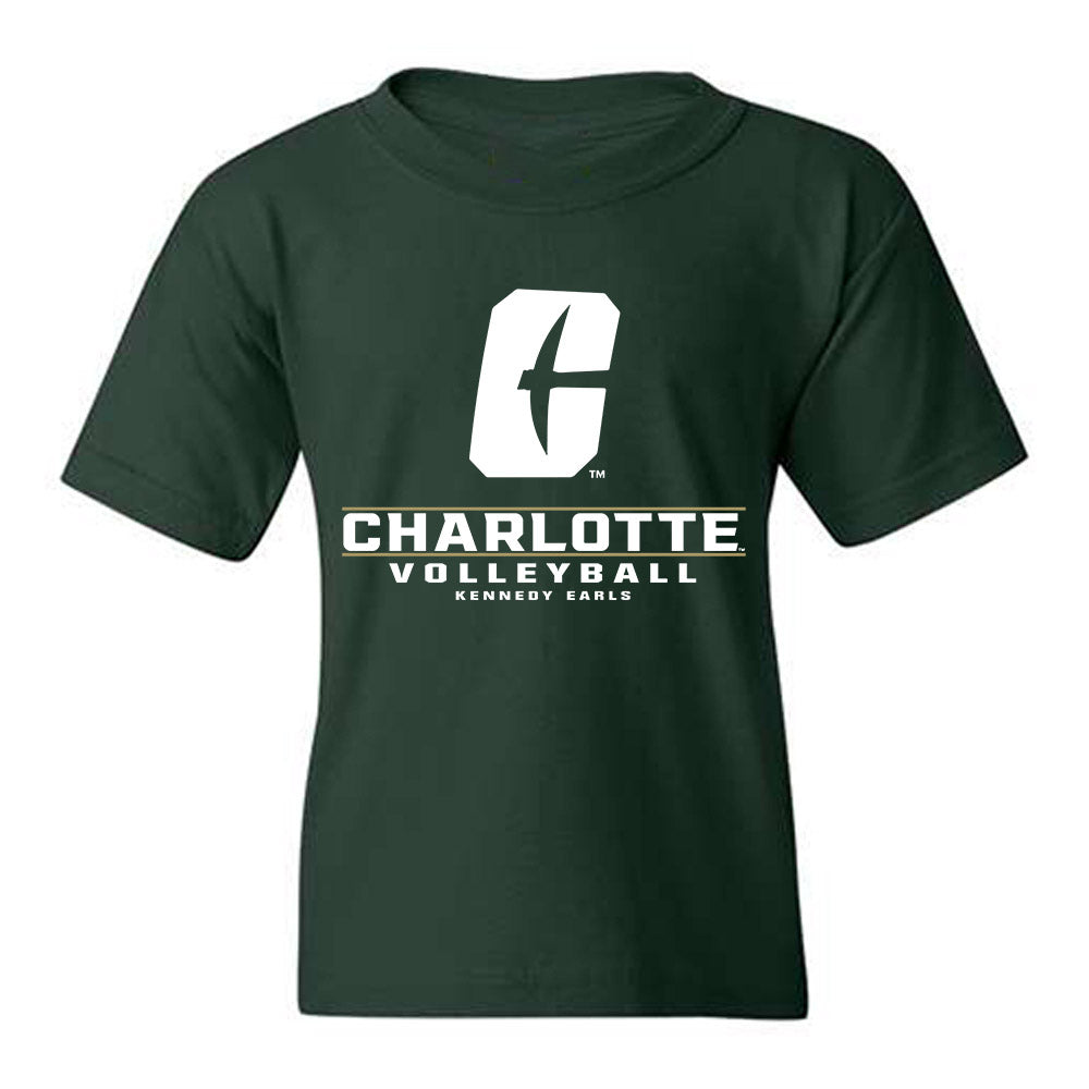 UNC Charlotte - NCAA Women's Volleyball : Kennedy Earls - Classic Fashion Shersey Youth T-Shirt-0