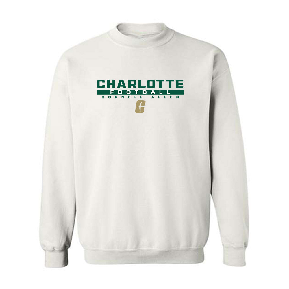 UNC Charlotte - NCAA Football : Cornell Allen - Crewneck Sweatshirt Classic Fashion Shersey